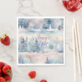 Joyeux Noël in koele tinten Servet (Insitu)