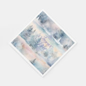 Joyeux Noël in koele tinten Servet (Hoek)