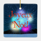 Joyeux Noel - Jack Frost Keramisch Ornament (Achterkant)