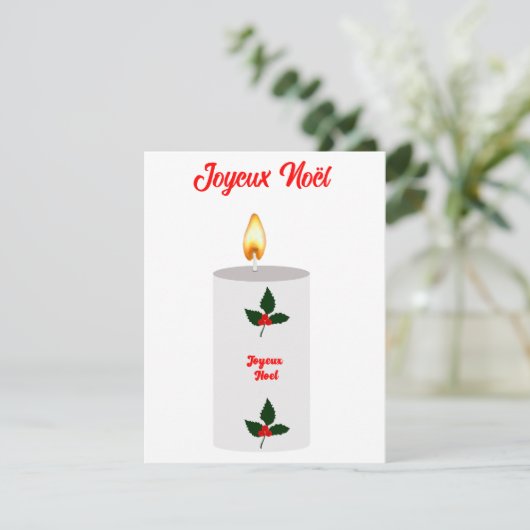 Joyeux Noël Kaart (Staand voorkant)