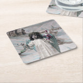 Joyeux Noel Kartonnen Onderzetters (Schuin)