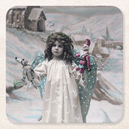 Joyeux Noel Kartonnen Onderzetters (Voorkant)