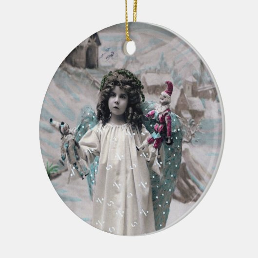 Joyeux Noel Keramisch Ornament (Links)