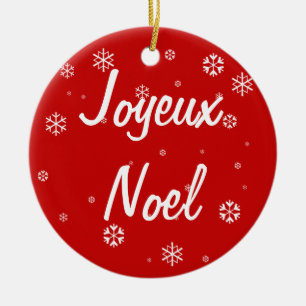Joyeux Noel Keramisch Ornament