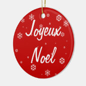 Joyeux Noel Keramisch Ornament (Links)