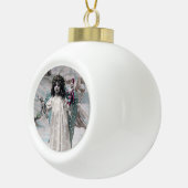 Joyeux Noel Keramische Bal Ornament (Rechts)