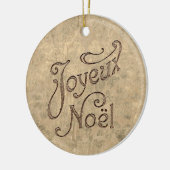 Joyeux Noel  kerst Keramisch Ornament (Links)