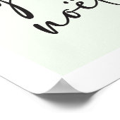 Joyeux Noel Kerst Kunst Print of Poster (Hoek)