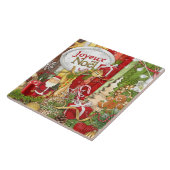 Joyeux Noel ( kerst van de Franse kerst ) Tegeltje (Zijkant)