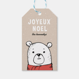 Joyeux Noel kerstcadeLabel Cadeaulabel