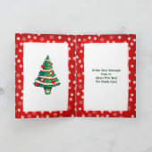 Joyeux Noël. kerstKaart in het Frans Feestdagen Kaart (Binnen)