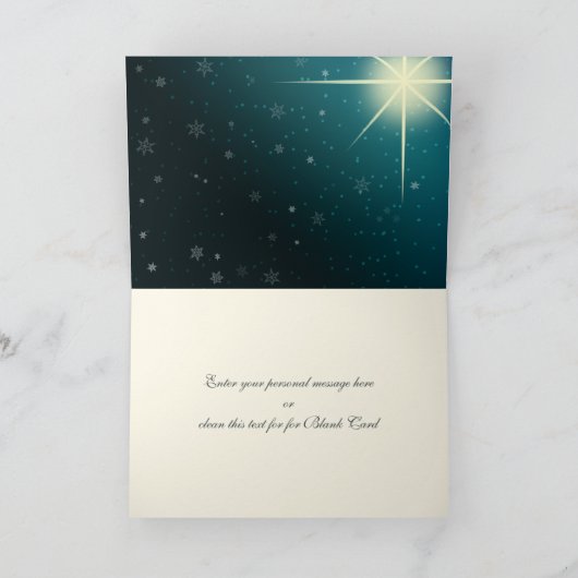 Joyeux Noël. kerstKaarten in het Frans Feestdagen Kaart (Binnen)