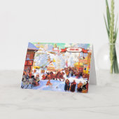 Joyeux Noël. kerstKaarten in het Frans Feestdagen Kaart (Voorkant)