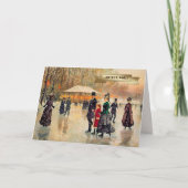 Joyeux Noël. kerstKaarten in het Frans Feestdagen Kaart (Voorkant)