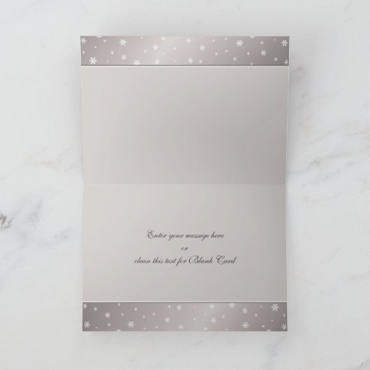 Joyeux Noël. kerstKaarten in het Frans Feestdagen Kaart (Binnen)