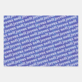 Joyeux Noël Kerstmis Inpakpapier Vel (Voorkant 2)