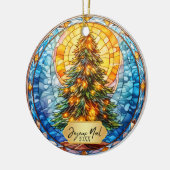 Joyeux Noel Kerstmis Keramisch Ornament (Links)