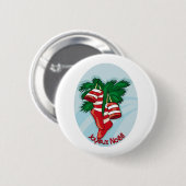 Joyeux Noel kerstmis Stockings Ronde Button 5,7 Cm (Voorkant /achterkant)