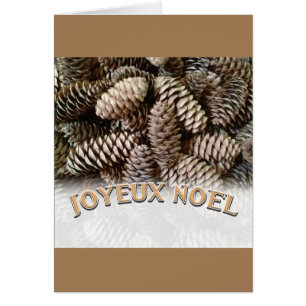 Joyeux Noel Kerstmis Vakantie Pine Cone