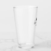 Joyeux Noel kerstontwerp met sneeuwvlokken Glas (Rechts)