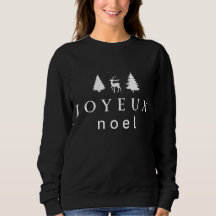 Joyeux Noel kerstontwerp met sneeuwvlokken