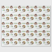 "Joyeux Noel" Kleurrijke vetgedrukte letters Cadeaupapier (Vlak)