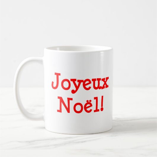 Joyeux Noel Koffiemok (Links)