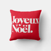 Joyeux Noël Kussen (Achterkant)