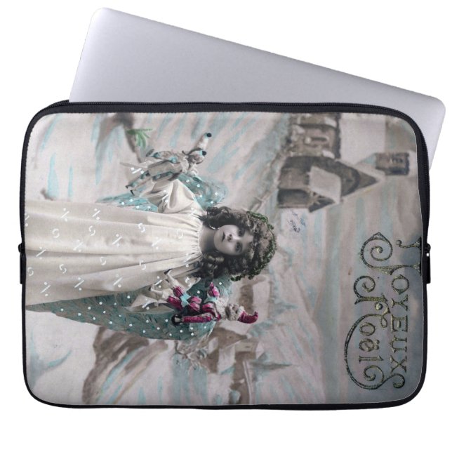 Joyeux Noel Laptop Sleeve (Voorkant)