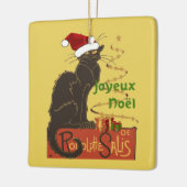 Joyeux Noel Le Chat Noir Christmas Spoof  Keramisch Ornament (Links)