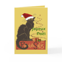Joyeux Noel Le Chat Noir Kerstmis grap