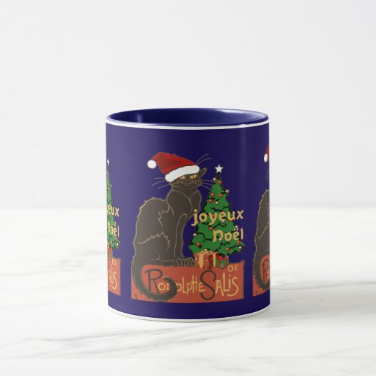 Joyeux Noel Le Chat Noir Spoof With Yule Tree Mok (Midden)