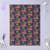 Joyeux Noel Le Chat Noir Spoof With Yule Tree Tissuepapier (Craft)