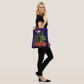 Joyeux Noel Le Chat Noir Spoof With Yule Tree Tote Bag (Op model)