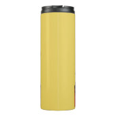 Joyeux Noel Le Chat Noir With Stylized Golden Tree Thermosbeker (Achterkant)