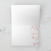 Joyeux Noel Marie Antoinette Christmas Feestdagen Kaart (Binnen)