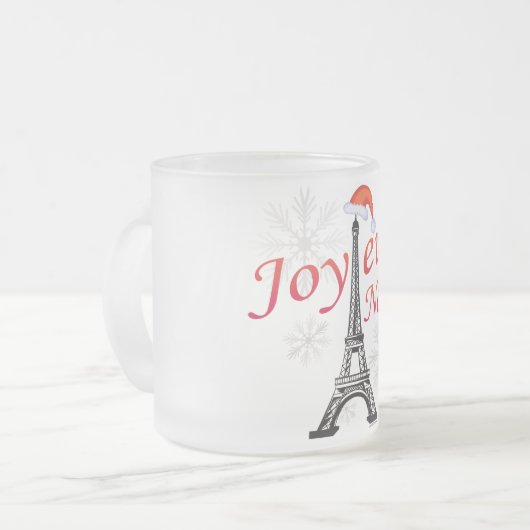 Joyeux Noel Matglas Koffiemok (Voorkant links)