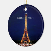 JOYEUX, NOEL (MERRY CHRISTMAS) KERAMISCH ORNAMENT (Links)