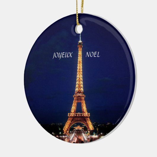 JOYEUX, NOEL (MERRY CHRISTMAS) KERAMISCH ORNAMENT (Links)
