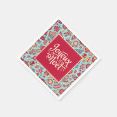 Joyeux Noel Merry kerst patroon Servet (Hoek)