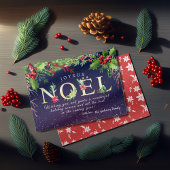 Joyeux Noel Merry Kerstmis nieuwjaar feestdag Visitekaartje