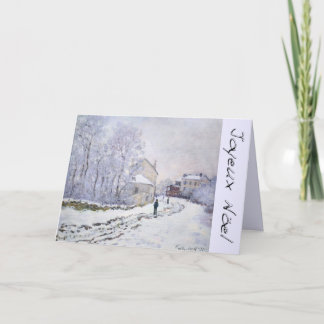 Joyeux Noel met C Monet Franse kerstgroet Feestdagen Kaart