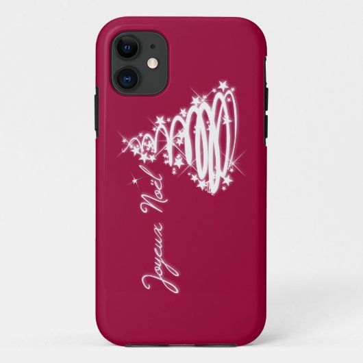 Joyeux Noël met kerstboom Case-Mate iPhone Case (Achterkant)