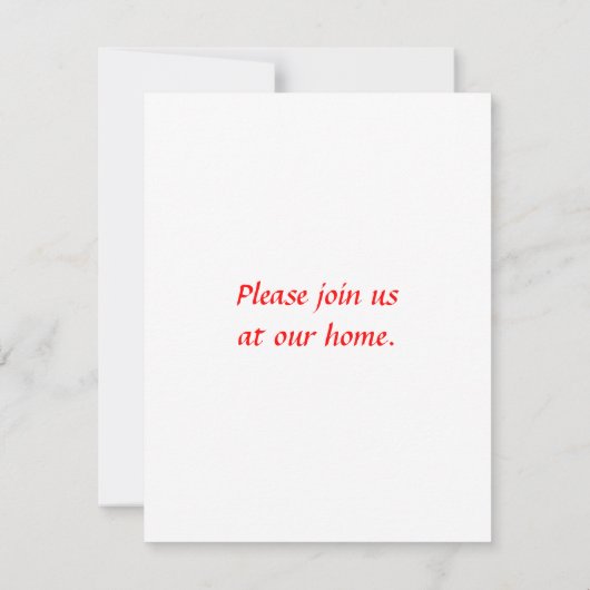 Joyeux Noël met kerstboom Kaart (Achterkant)