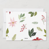 Joyeux Noel Minimalistisch Schrift Kerstfoto Feestdagenkaart (Achterkant)