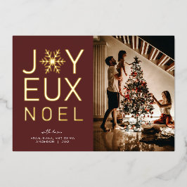 Joyeux Noel Modern en Classy Folie Kaart