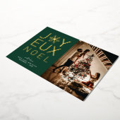 Joyeux Noel Modern en Classy Folie Kaart (Gedraaid)