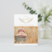 JOYEUX NOEL | MODERN HOLIDAY PHOTO POSTCARD FEESTDAGENKAART (Staand voorkant)