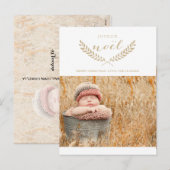 JOYEUX NOEL | MODERN HOLIDAY PHOTO POSTCARD FEESTDAGENKAART (Voorkant / Achterkant)