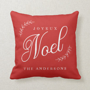 Joyeux Noel Moderne kerstdecoraties Kussen